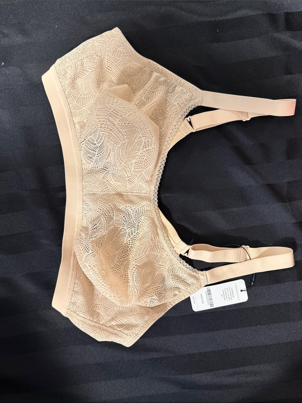 Nude Lace Wireless Bralette - Soft Support